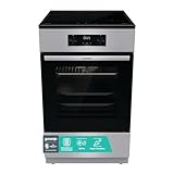 Gorenje GEIT5C61SPG Standherd mit Induktionskochfeld, 50 cm, 70 Liter,Silber, PerfectGrill, AirFry,...