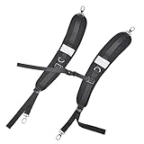 ISOYTERO Rucksack -Schultergurte, Verstellbarer Ersatz -Schultergurt, reflektierende gepolsterte...