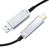 huaham Glasfaser USB A zu USB C Kabel 15m Langstreckenübertragung Schlankes Type 3.2 Kabel, AOC...