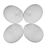 ULDIGI 4 Stück Weiße Maskerade Masken zum Bemalen Leichte Kunststoff Vollgesichtsmaske für DIY...