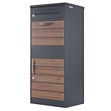 Zelsius Paketbriefkasten | RAL7016 Anthrazit | verzinkter pulverbeschichteter Stahl mit...