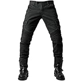 GEBIN Herren Motorradhose, Motorrad Jeans Biker Trousers, Sportliche Motorrad Hose Fahrrad Riding...