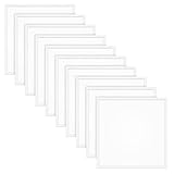 10x LED Panel 62x62cm 28W 4000K neutralweiß 5040lm 180 Lumen/Watt flimmerfrei blendfrei UGR