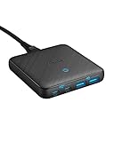 Anker USB-C Ladegerät, 543 (65W II) PIQ 3.0 & GaN 4-Port Netzteil, Dünnes Design, Zwei USB-C...