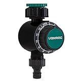 VONROC Bewässerungsuhr – Mechanisch (Keine Batterien erforderlich) – Einstellbar 0-120 Min. –...