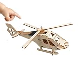 Hozaenwa Solar Hubschrauber Bausatz | Pädagogisches Holzbastelmodell - Solar Hubschrauber Spielzeug...