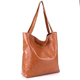 TIAASTAP Handtasche Damen Groß Tote Bag PU Leder Shopper Tasche Handbags for Women Groß...