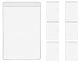 ZoeTekway 12 x Transparente Ausweishülle Kartenhülle Ec Karten Schutzhülle Karten Hüllen...