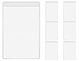 ZoeTekway 12 x Transparente Ausweishülle Kartenhülle Ec Karten Schutzhülle Karten Hüllen...