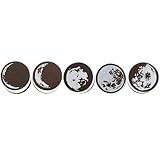 ifundom 5 Stück Teiliges Mondphasen Vintage Gummistempel für DIY Scrapbooking Kartenherstellung...