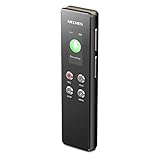 MECHEN 128GB Diktiergerät Digital, One-Touch-Aufnahme, Sprachsteuerung, 1536kbps Tragbares Voice...