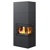 KRATKI Kaminofen Simple Box Komplettset | Gewicht 328 kg, Maße in cm: H187,40 x B78,70 x T54,70 |...