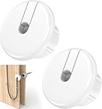 CLKE 2 PCS Weiß Kabeldurchführung für Wand Wanddurchführung für Kabel,...