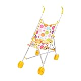 predolo Puppenwagen Faltbarer Puppen Spielzeug Kinder Puppen Kinderwagen Rolle Spiel Funktion Pp Und...