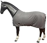 eQuitack Your Passion Is Our Mission Pferde Abschwitzdecke mit Kreuzbegurtung Fleece Multi-Farbe -...