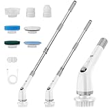 Elektrische Reinigungsbürste, 7 in 1 Putzbürste mit Verstellbarem Griff, Electric Cleaning Brush...