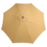 Generic Ersatz-Sonnenschirm für den Außenbereich, Garten, Hinterhof, Pool, 230 x 230 x 0,10 cm,...