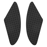 APOMOONS 2 Stück Tankpad Motorrad Seitliche, Universal 3D rutschfeste Gummi Sticker, Grip Pads...