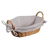 Kesper Brotkorb aus Kunststoff in der Farbe Braun, Maße: 30x21 cm, 17685