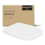 Bullseat® WC-Sitz passend für Duravit D-Code (Ersatz für Modell 673900) | SoftClose...