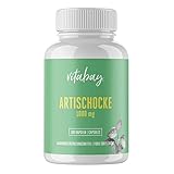 Vitabay Artischocke Konzentrat • 1000 mg PRO Kapsel • 180 vegane Kapseln • Hochdosiert •...