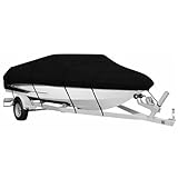 Bootsabdeckplane Bootsabdeckung, 190T Oxford Fabric Wasserdicht Staub Schutz Persenning Bootsplane,...
