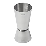 Tala Edelstahl Cocktailmaß - Doppeltes Barmaß für Zuhause, Einfache und Doppelte Messung, 25ml &...