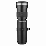 Taidda Teleobjektiv, Kameraobjektiv 420-800 Mm F/8.3-16 T-Mount-Objektiv mit...