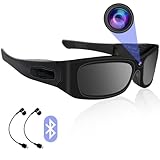 Nisanmoon Sonnenbrille Mini Kamera, Bluetooth Sport Kamera HD 1080P Sonnenbrille Kleine Video...