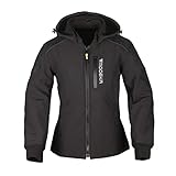 Modeka Clarke Damen Motorrad Textiljacke (Black,40)