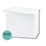 Double Drgaon, 100 Premium Leer Weiß PVC Plastik Geschäfts-ID Karten, CR80, 30 Mil (760 Mikron) -...