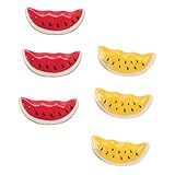 TOGEVAL 6 Stück Teiliges Keramik Essstäbchenhalter Wassermelonen Design Kreative Chopstick Rest...