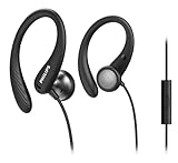 Philips A1105 In-Ear-Sport-Kopfhörer mit Kabel, mit Ohrbügeln, für sicheren Sitz, tiefe Bässe,...