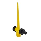 B Baosity Gartengras Rasenbewässerung Bewässerung Wassersprinkler Einstellbar, Gelb