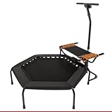HAMMER Fitness-Trampolin JumpStep, flexibles & gelenkschonendes Step-Board, aufstellbar, intensives...