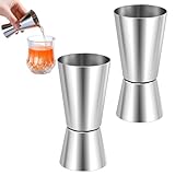 2 Stück Cocktail Messbecher,Messbecher Cocktail,Cl Messbecher Cocktail,Jigger,Cl...