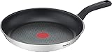 Tefal Comfort Max 26 cm Bratpfanne, Premium Edelstahl, Thermo-Spot Temperaturanzeige,...