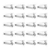 Cable Management Essentials Self Clips Complete Set of 20 Pieces (White)