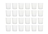 Sandra Rich Teelichtglas 24er satiniert Höhe 7cm Ø 5,5cm