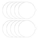 PLUSHCEWT 10Pcs Papier Runde Klebepads, Flohfalle Klebeaufkleber, Austauschbare Flohfalle Klebepads...