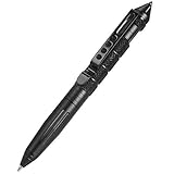 HomeMall Tactical Pen Selbstverteidigungs Tool mit 4 Tintennachfüll Packungen - Schwarzer...