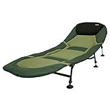 BAT-Tackle Maxxlounge Bedchair| Campingliege | 6 oder 8-Bein Angelliege bis 150kg | Karpfenliege |...