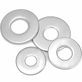Unterlegscheiben M4-M5-M6-M8 (65 Stück) - Czkonore 4 Größen Edelstahl Beilagscheiben DIN 9021...