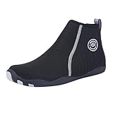 Badeschuhe Damen Herren High Top Wasserschuhe Neoprenschuhe Schwimmschuhe Ohne SchnüRsenkel...