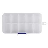 Rtppyakk 1-10 einstellbare Kunststoff-Aufbewahrungsbox Fuer Haarspange Perle Schmuck Nail Art...