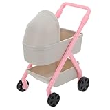 VICASKY 12 aus Robustem Kunststoff Detailgetreuer Puppenbuggy für Puppenhaus Dekoration und...