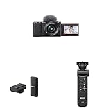 Sony ZV-E10 Kamera Bundle mit 16–50mm Objektiv, ECM-W2BT Mikrofon & GP-VPT3 Aufnahmegriff –...