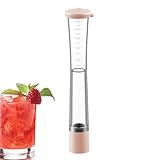 Cocktail-Stößel, Rührlöffel, Cocktail-Stößel mit integrierter Messskala, Werkzeug zum Basteln...