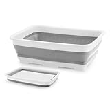 Beldray Faltbare Waschschüssel – Rechteckige Spülschüssel mit Griff, Camping Waschwanne für...
