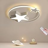 LED Deckenleuchte, 36W Deckenlampe Kinderzimmer, 55cm Kinderzimmer Lampe Decke Dimmbar mit...